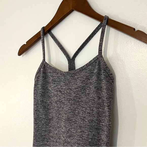Lululemon Power Y Tank Top in Heathered Dark Gray - Picture 3 of 5